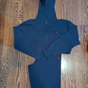 Polo by Ralph Lauren Navy and Red Kids Matching Set